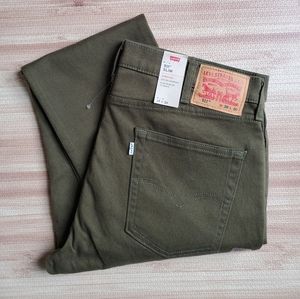 ‼️SOLD ‼️LEVI'S 511 SLIM MEN JEANS Dark Money Green Size 38×30 Slim
